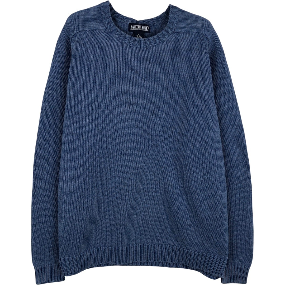 古着 80～90年代 ランズエンド LANDS END コットンニットセーター USA