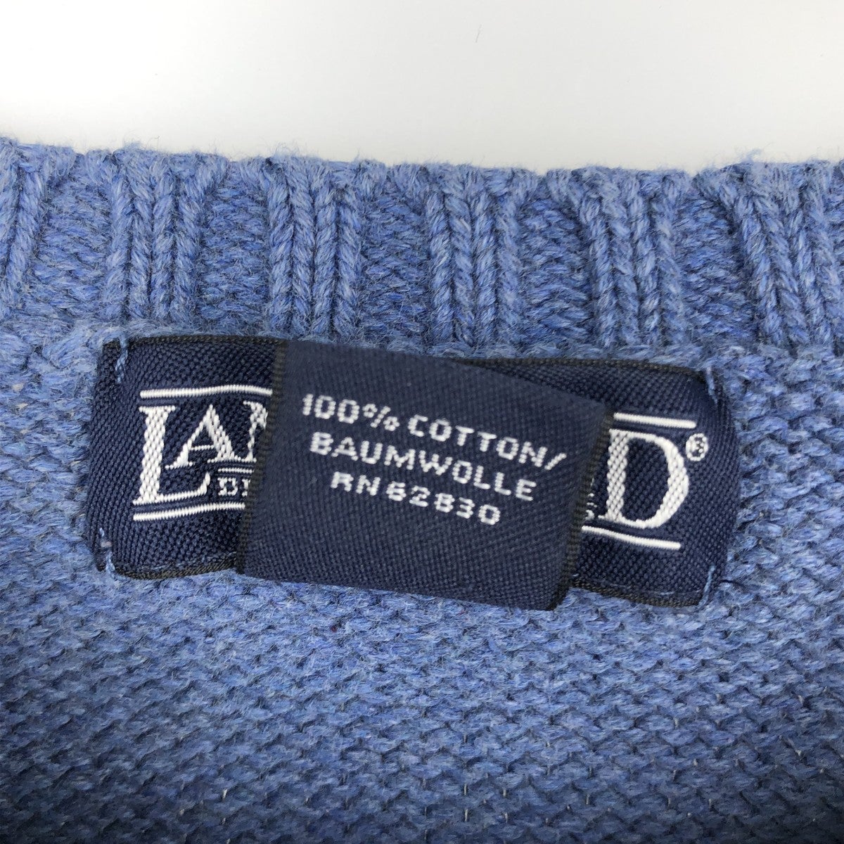 古着 00年代 ランズエンド LANDS END コットンニットセーター