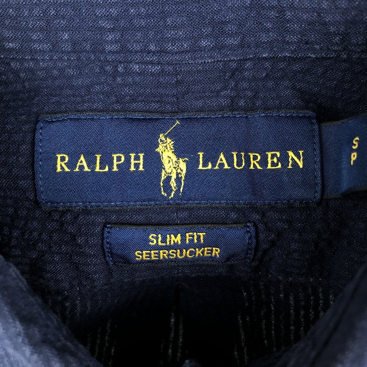 古着 ラルフローレン Ralph Lauren SLIM FIT スリムフィット シアサッカー 半袖 ボタンダウンシャツ レディースS相当/eaa626416 古着 ラルフローレン Ralph Lauren SLIM FIT スリムフィット シア