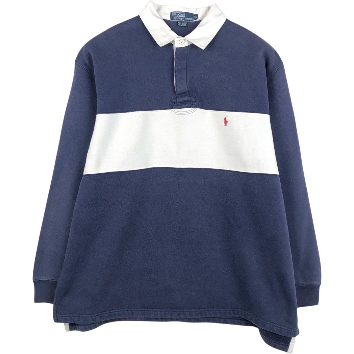 Ralph Lauren ラガーシャツ XL アメリカ製 古着 ラルフローレン Ralph Lauren POLO by Ralph Lauren 長袖 ラガー
