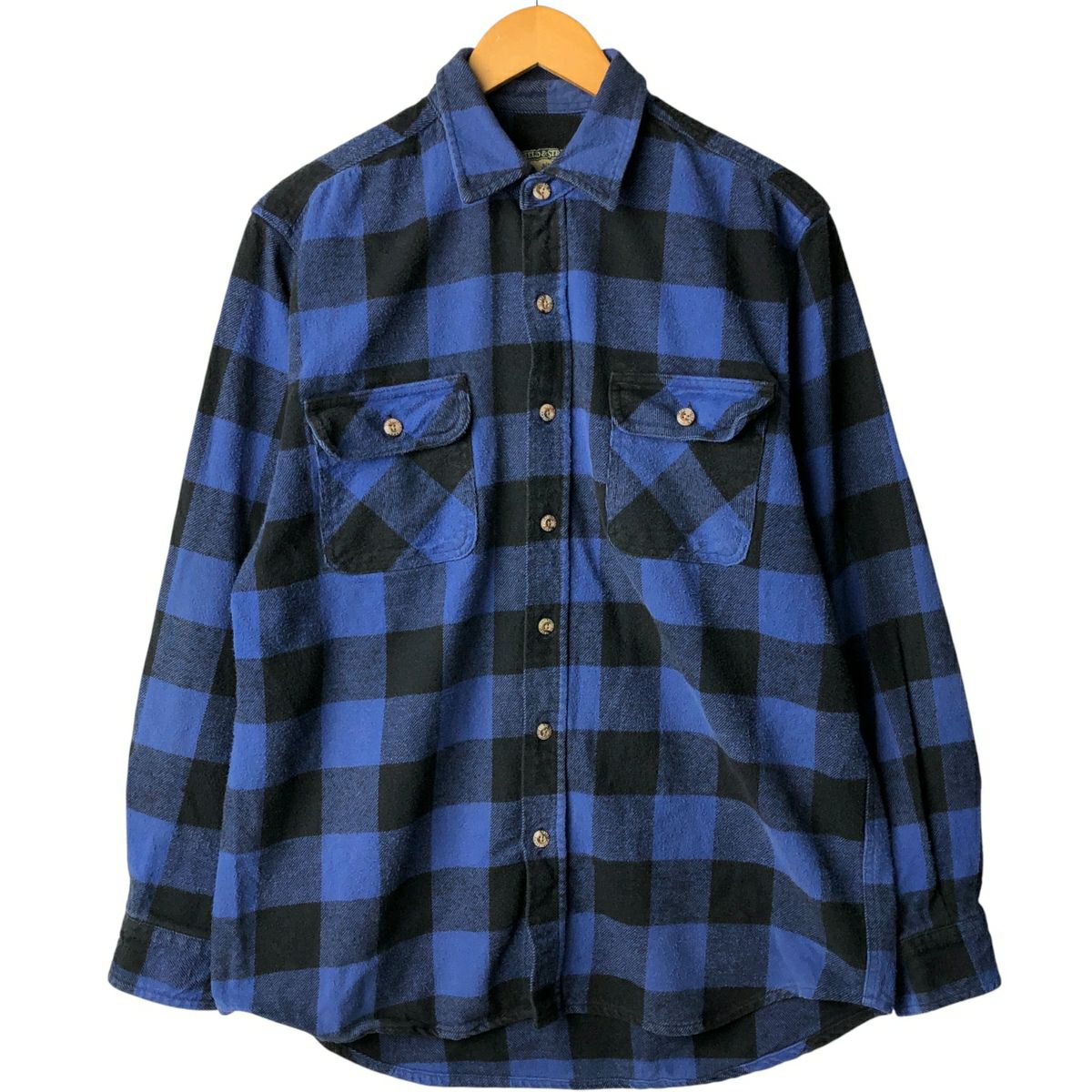 古着 フィールドアンドストリーム FIELD&STREAM オンブレチェック 長袖