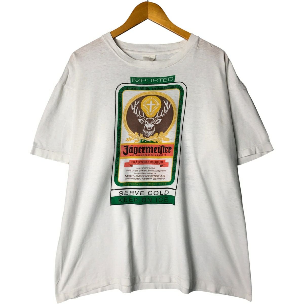 古着 90年代 Jagermeister イエーガーマイスター アドバタイジングT