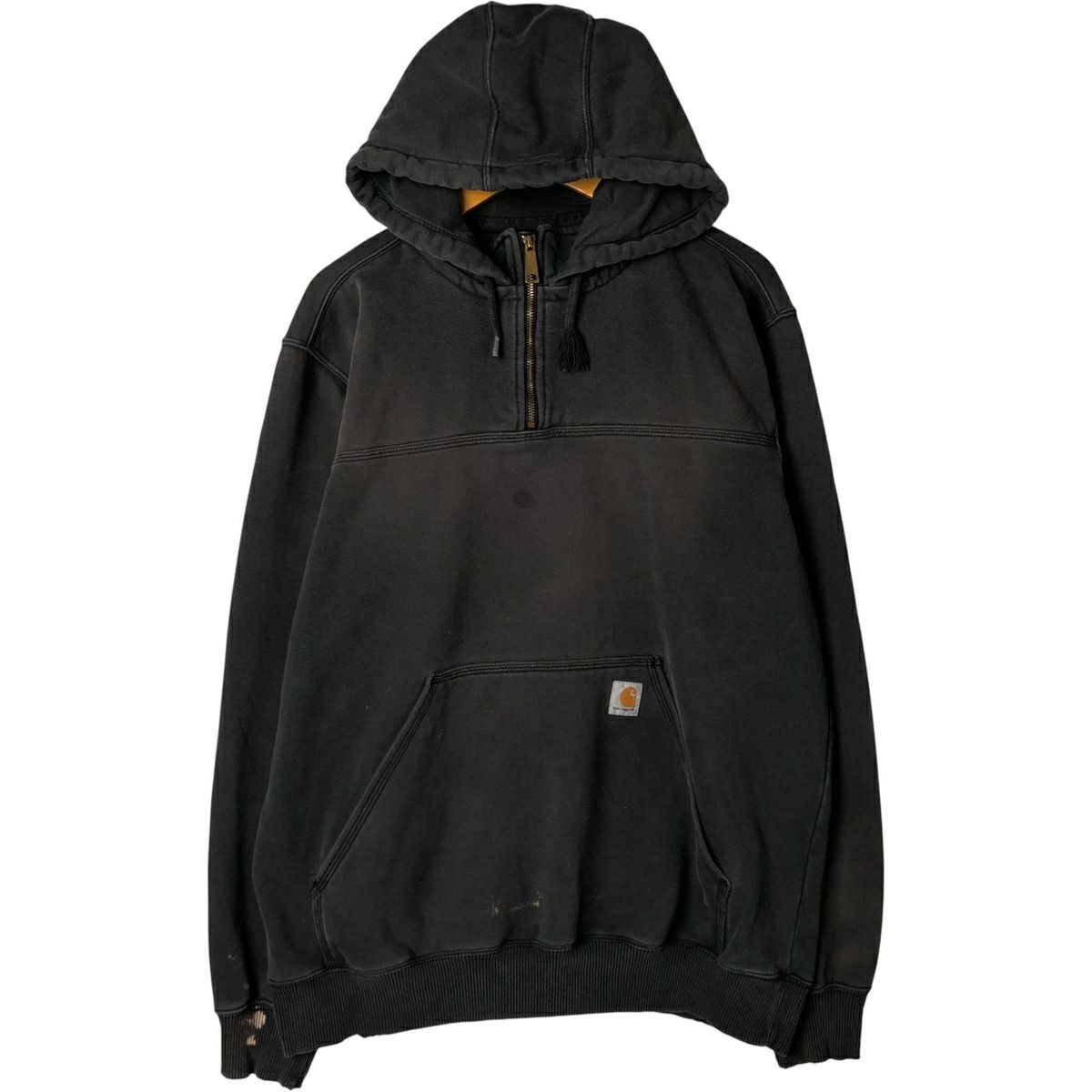 古着 カーハート Carhartt ORIGINAL FIT スウェットハーフジップ