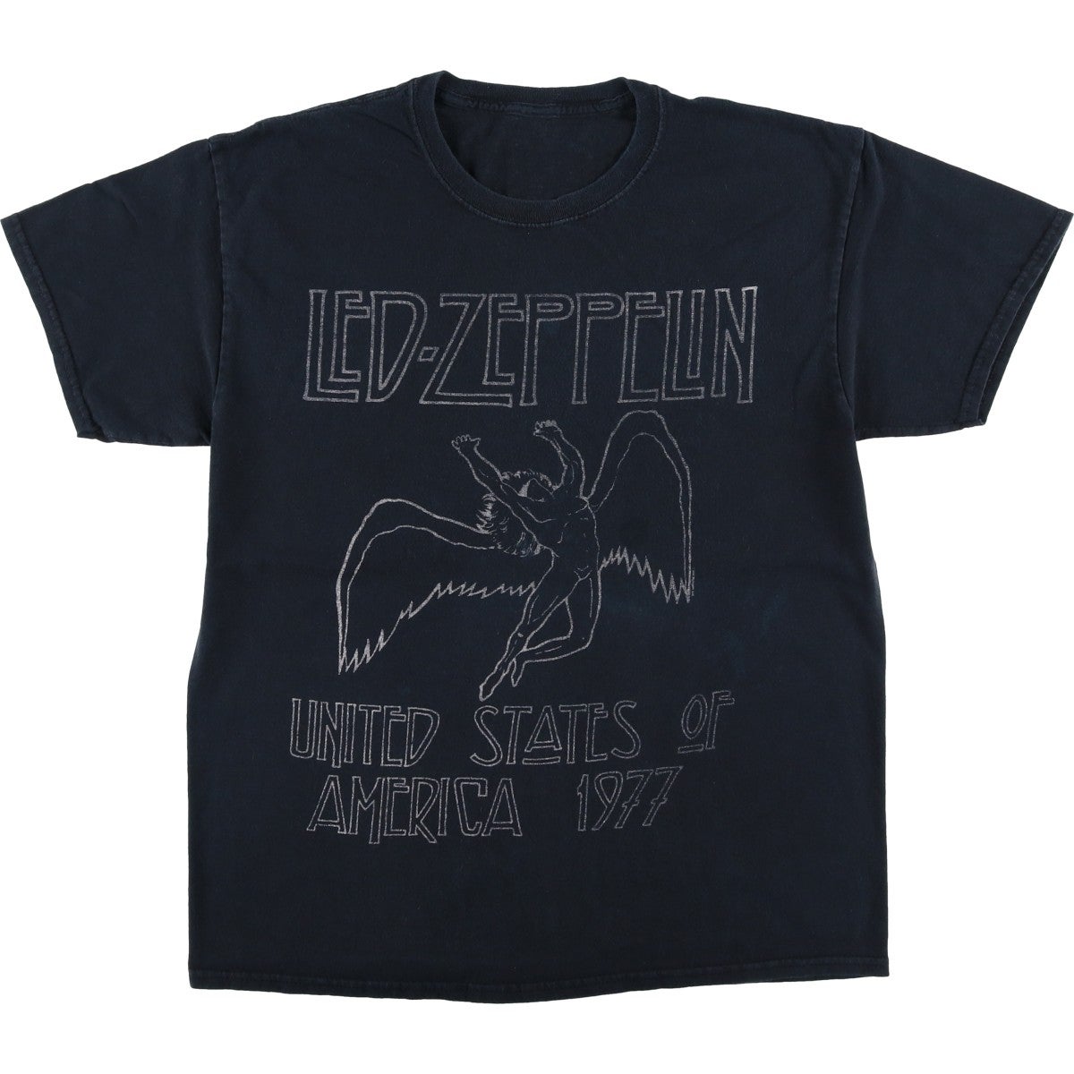 LED ZEPPELINレッドゼッペリンTシャツL古着パキスタン綿バンドT 古着 LED ZEPPELIN レッドツェッペリン バンドTシャツ バンT メンズM
