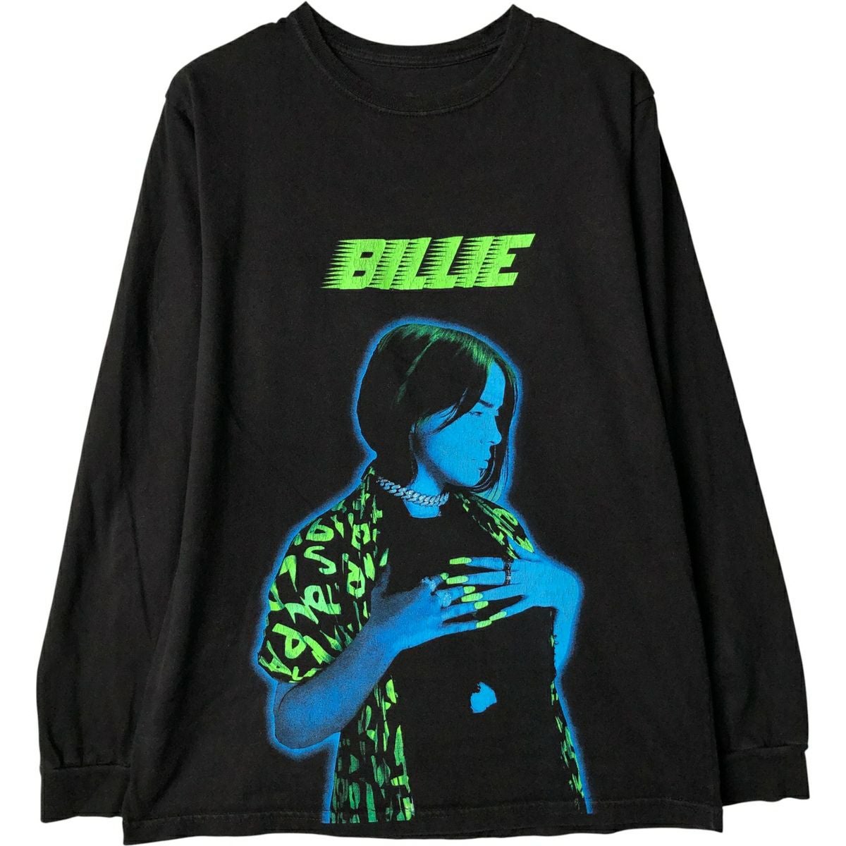 古着 billie eilish ビリーアイリッシュ バンドTシャツ バンT メンズM