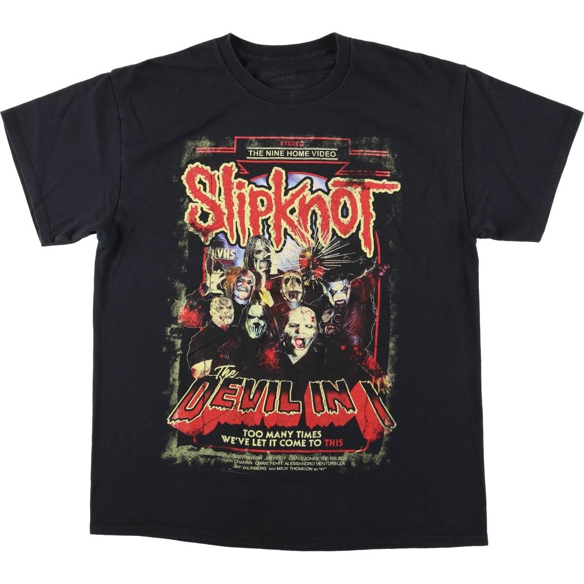 古着 Slipknot スリップノット バンドTシャツ バンT メンズM相当
