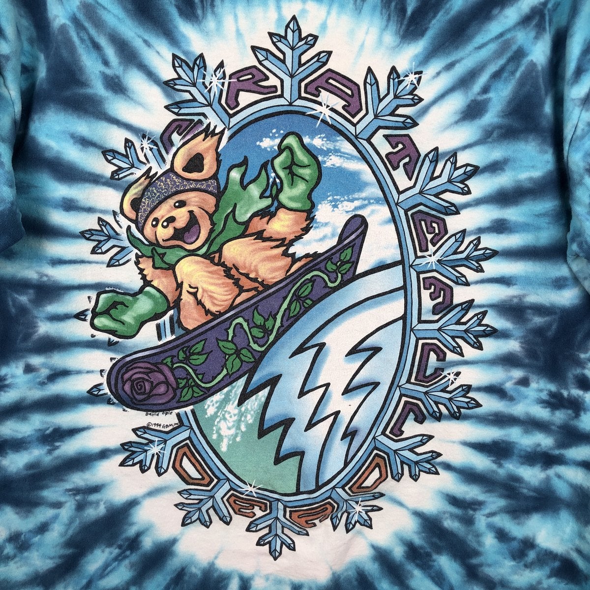 グレイトフル・デッド Tシャツ Lサイズ　リキッドブルー　90年代 ビンテージ 古着 90年代 リキッドブルー LIQUID BLUE GRATEFUL DEAD グレイトフル