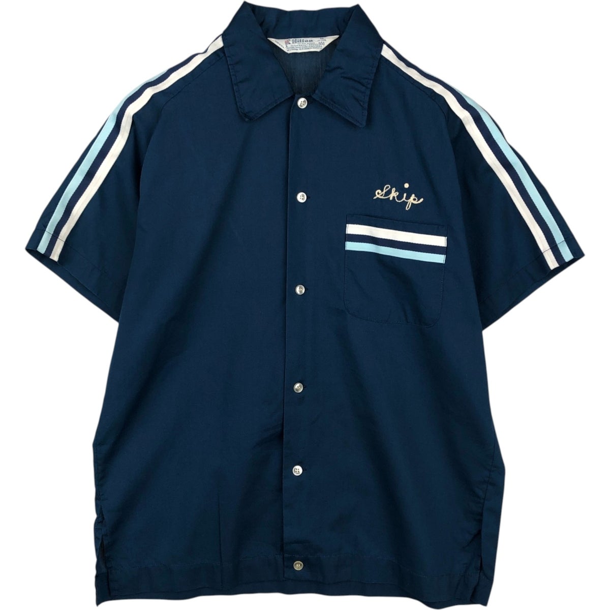 古着 70年代 ナットナスト NAT NAST ワイドカラー ボウリングシャツ