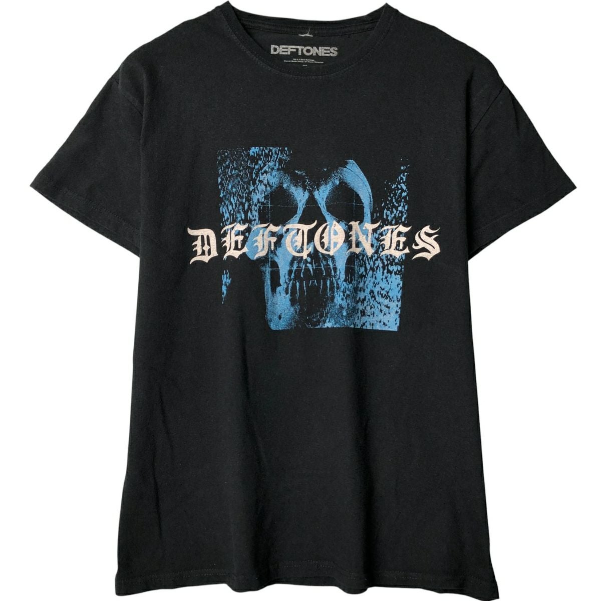 古着 DEFTONES デフトーンズ バンドTシャツ バンT 英国製 メンズXL相当