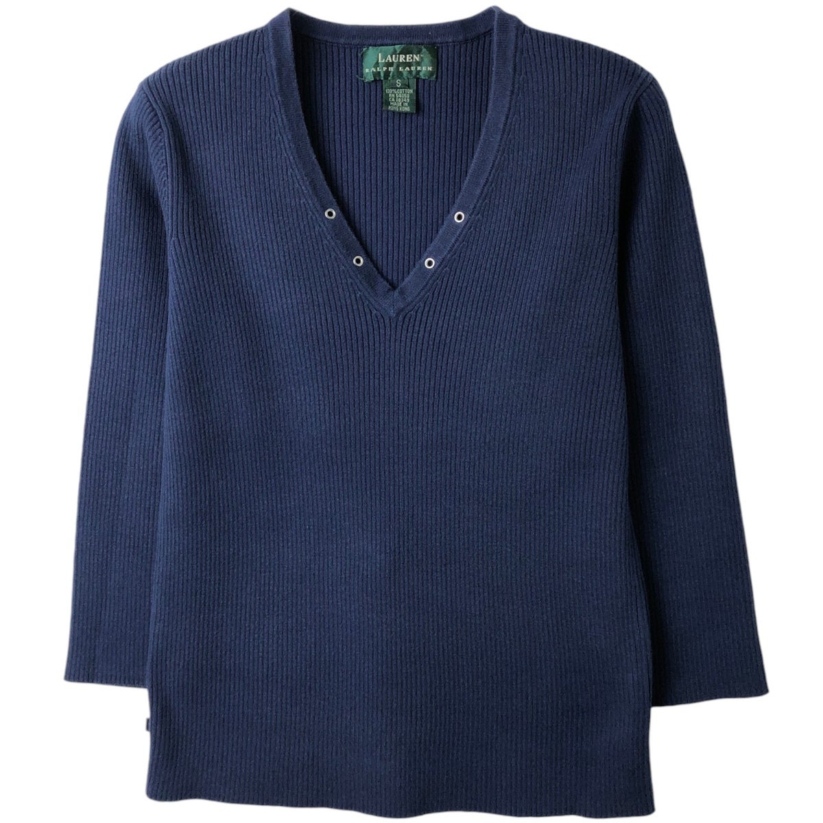 古着 ラルフローレン Ralph Lauren RALPH LAUREN SPORT ケーブル編み V