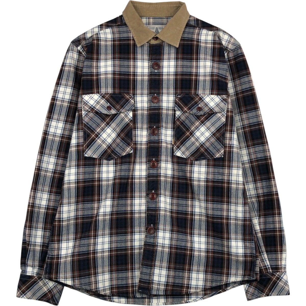【新品、未使用品】Barbour テイラードフィット 長袖シャツ チェック柄 古着 バブアー Barbour TAILORED FIT 長袖 ボタンダウンチェックシャツ