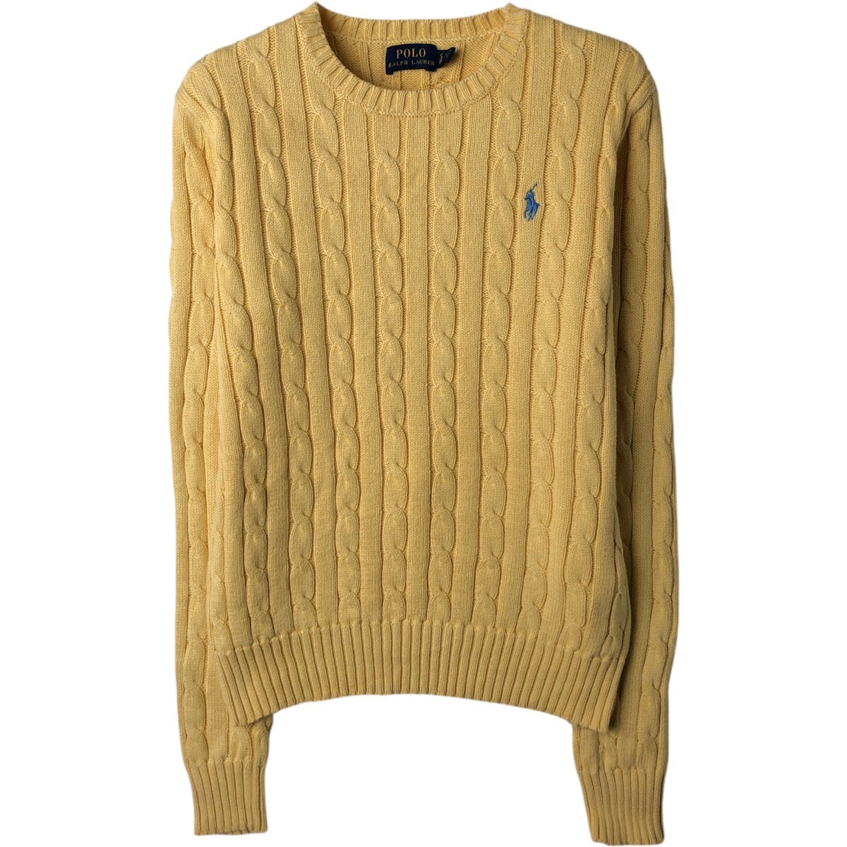 古着 ラルフローレン Ralph Lauren LAUREN ローレン リブ編み Vネック コットンニットセーター レディースS相当/eaa626282 古着 ラルフローレン Ralph Lauren LAUREN ローレン リブ編み Vネック