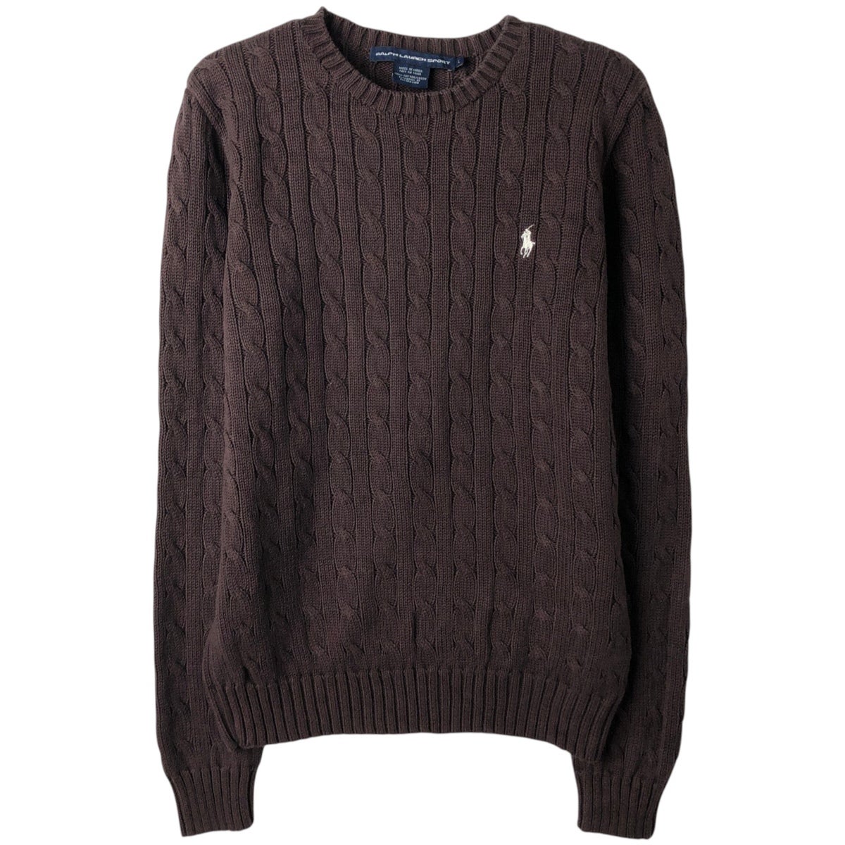 古着 ラルフローレン Ralph Lauren LAUREN ローレン リブ編み Vネック コットンニットセーター レディースS相当/eaa621743 古着 ラルフローレン Ralph Lauren LAUREN ローレン リブ編み Vネック