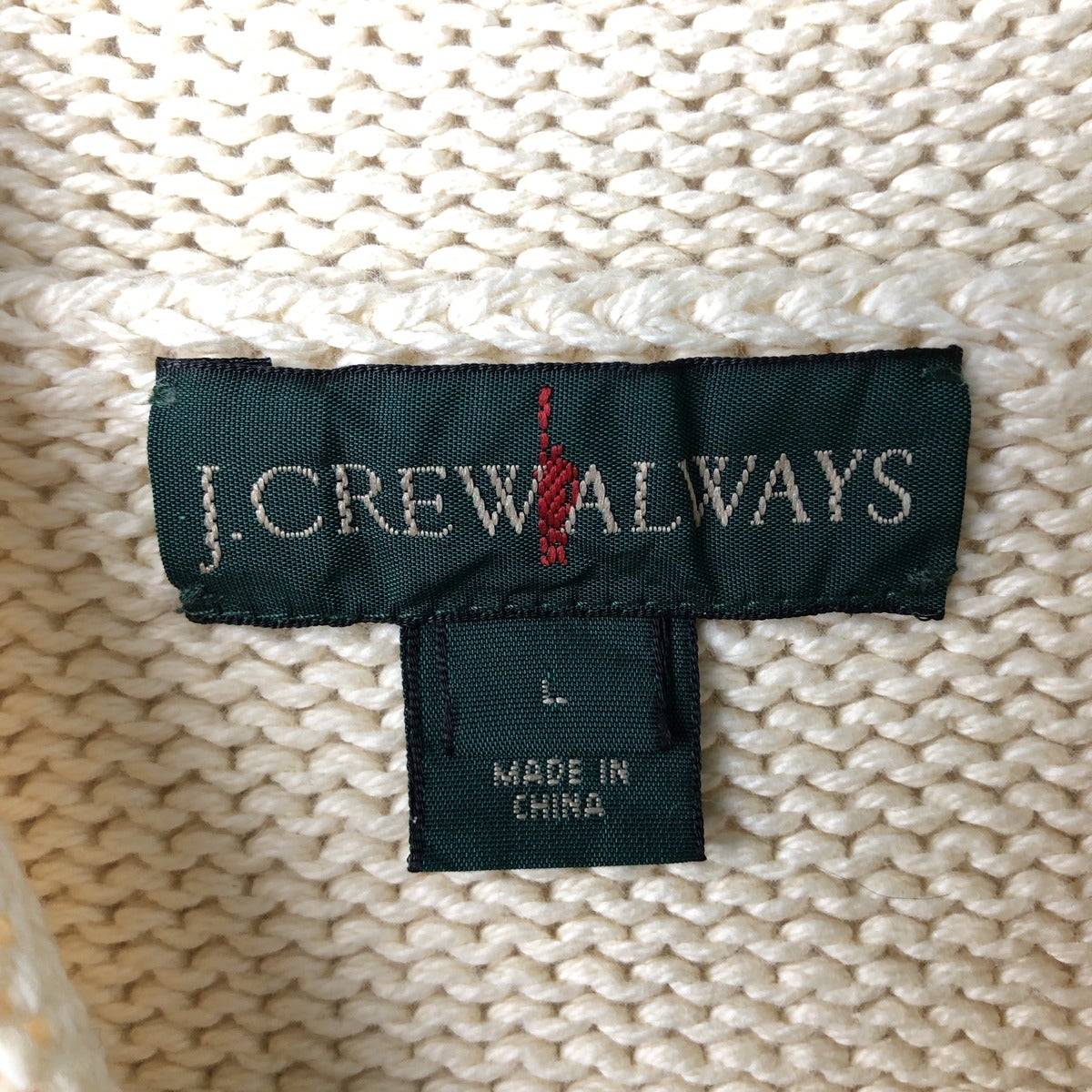古着 90年代 ジェイクルー J.Crew ロールネック コットンニット