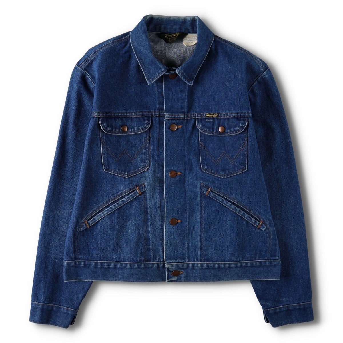 古着 80年代 ラングラー Wrangler 74126NV サイズ46 デニムジャケット