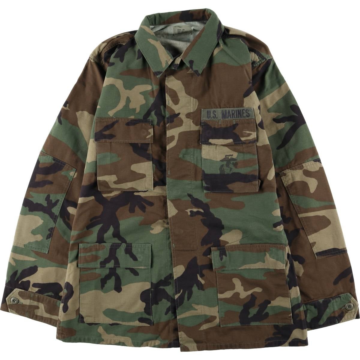 古着 80年代 米軍実品 迷彩柄 ウッドランドカモ ケミカル