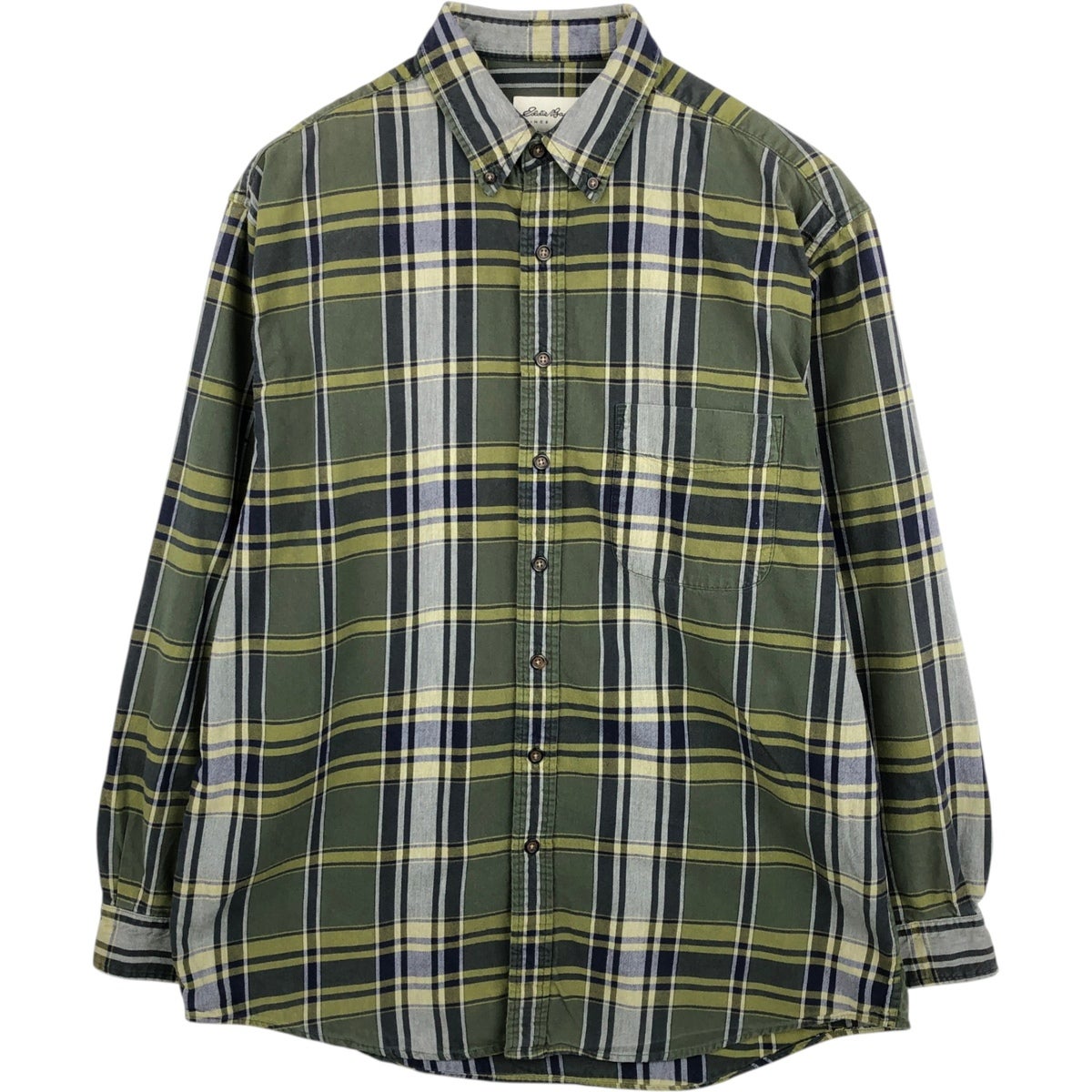 古着 エディーバウアー Eddie Bauer RELAXED FIT オンブレチェック