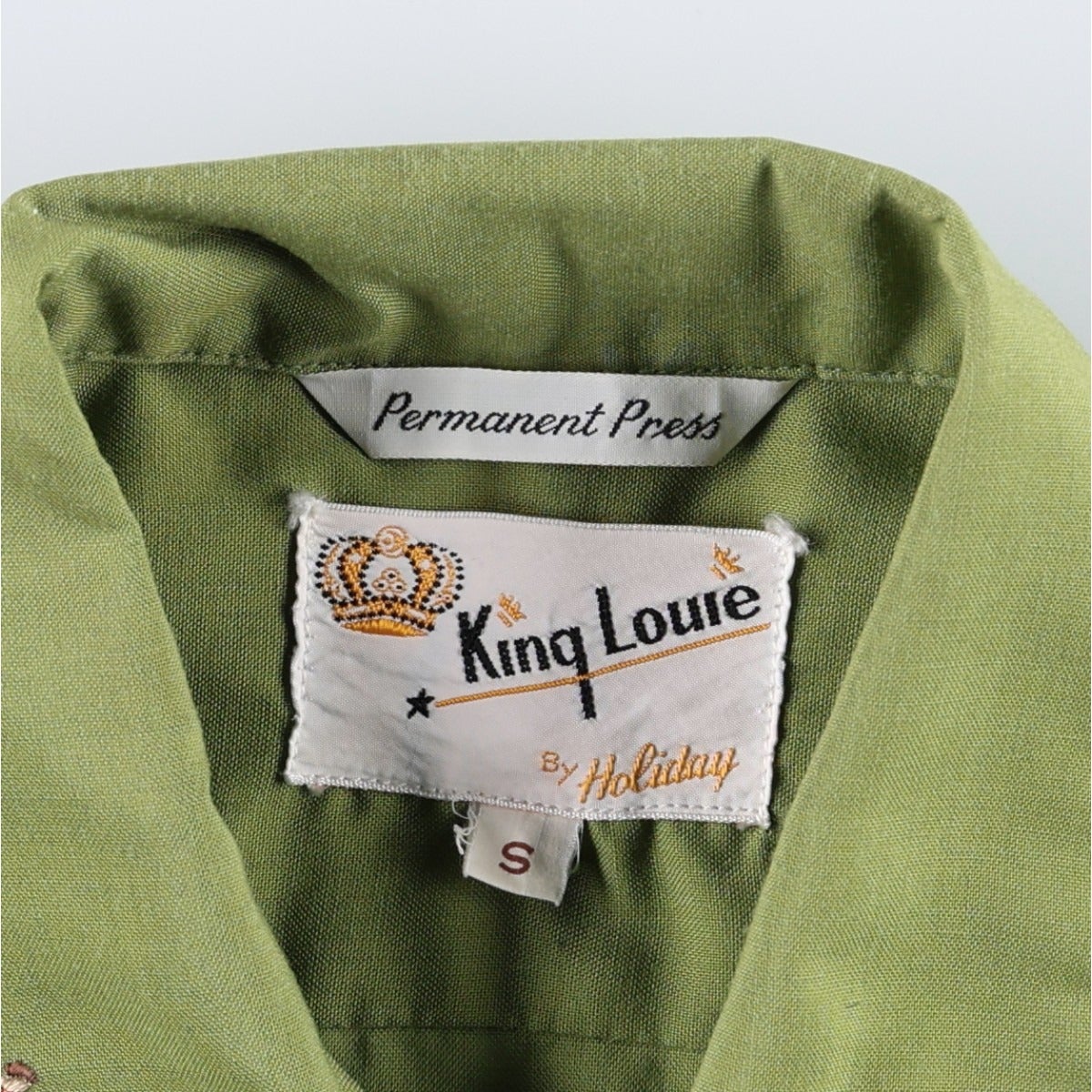 古着 60年代 Holiday King Louie ボウリングシャツ ボックスシャツ
