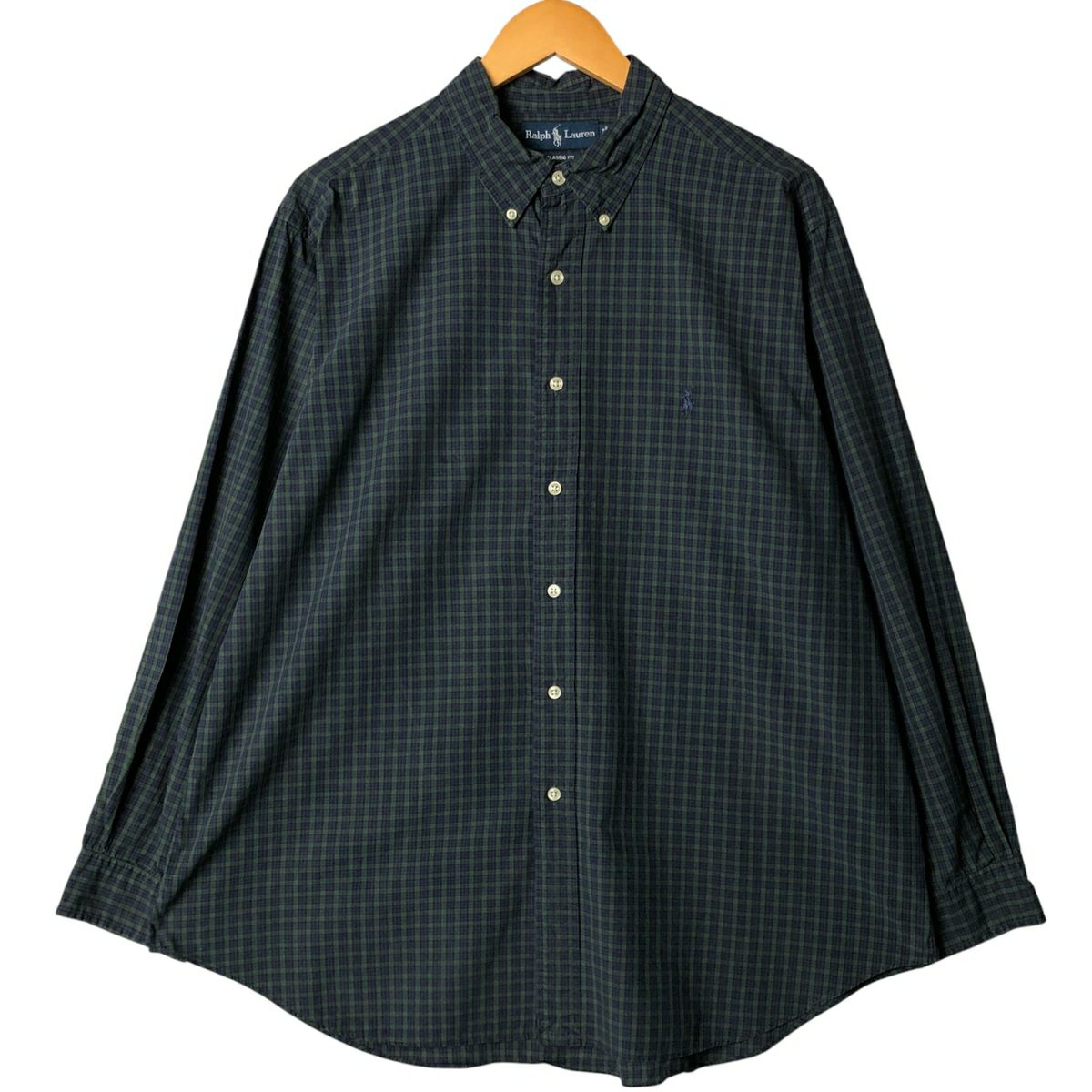 古着 ラルフローレン Ralph Lauren CLASSIC FIT ブラックウォッチ