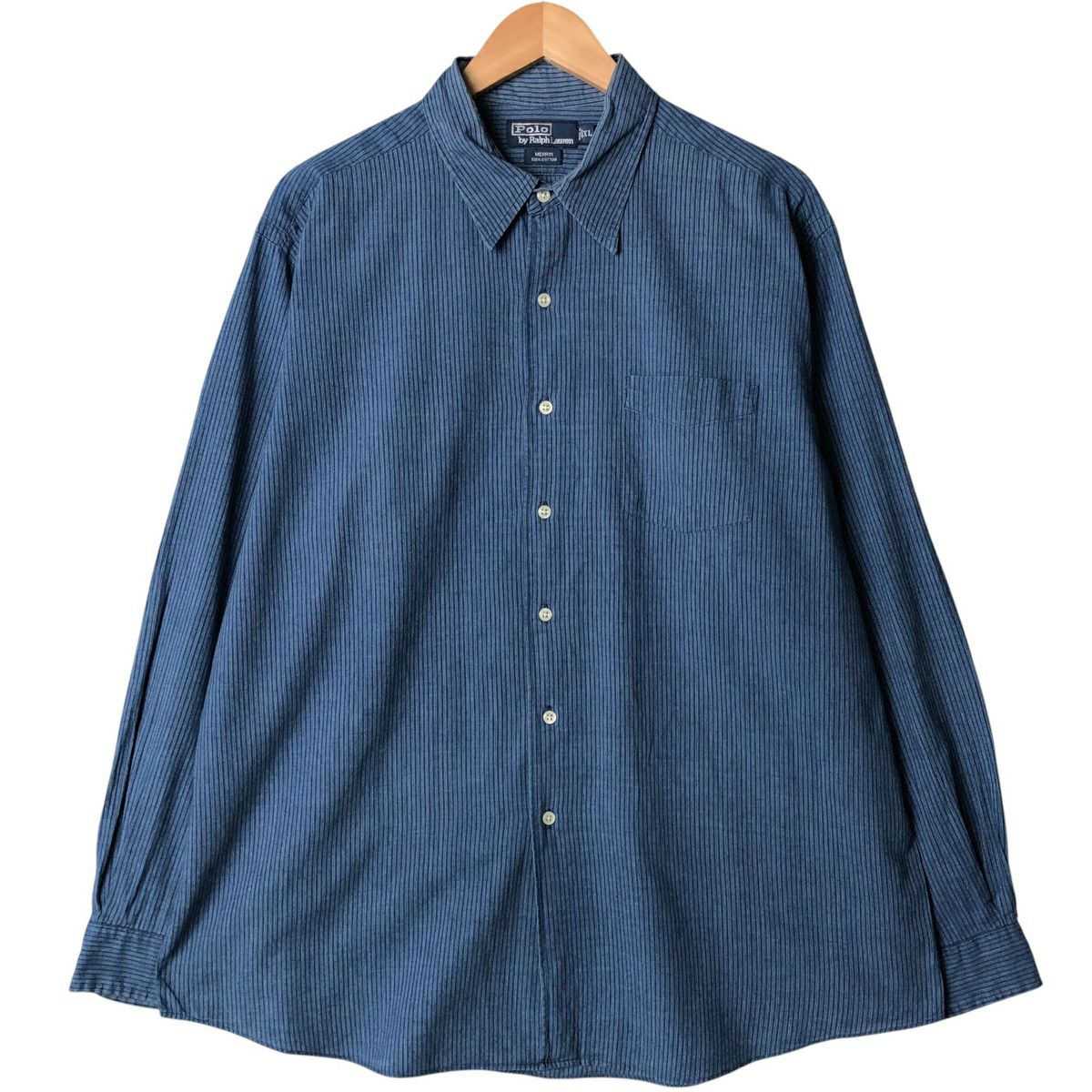 古着 80年代 ラルフローレン Ralph Lauren 白タグ 長袖 コットン