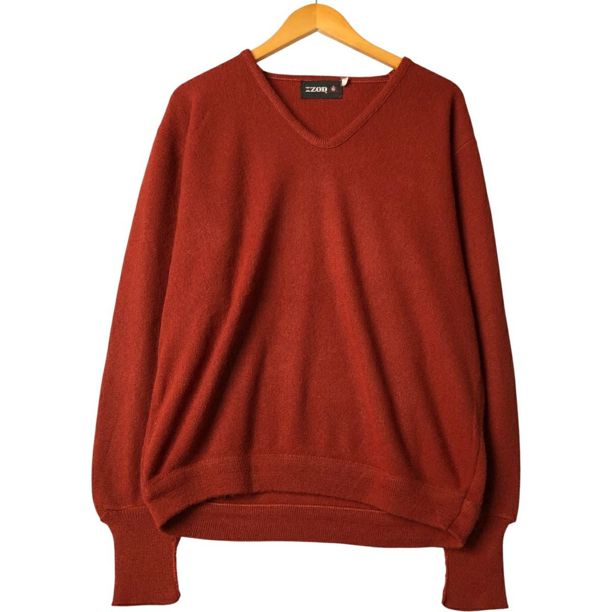 YLEVE イレーヴ ニット・セーター 1(S位) 赤 【古着】【中古】 YLEVE / WOOL SILK CASHMERE RIB KNIT POLO | YLÈVE（イレーヴ