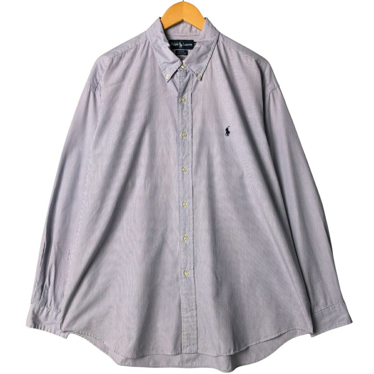 古着 ラルフローレン Ralph Lauren BLAKE マルチストライプ 長袖