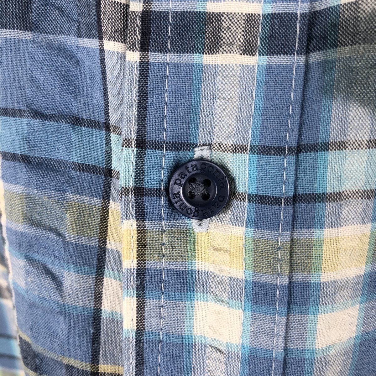 古着 パタゴニア Patagonia パッカーウェアシャツ 53004SP18 チェック柄 シアサッカー 半袖 ポリコットンシャツ メンズS相当/eaa626425 古着 パタゴニア Patagonia パッカーウェアシャツ 53004SP18 チェック