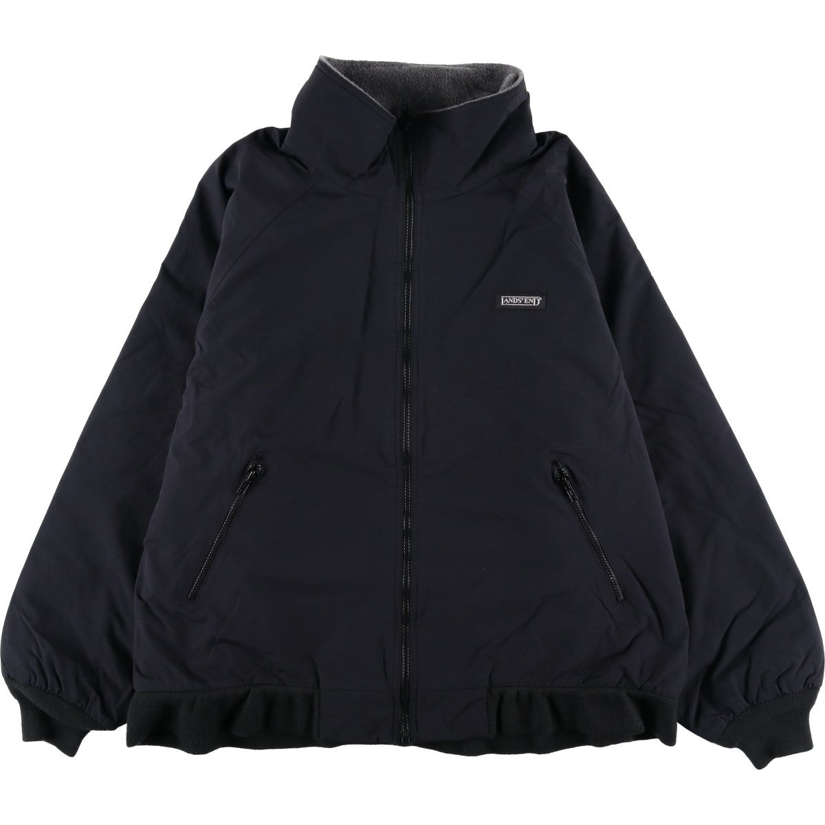 古着 80～90年代 ランズエンド LANDS END ナイロンジャケット メンズL