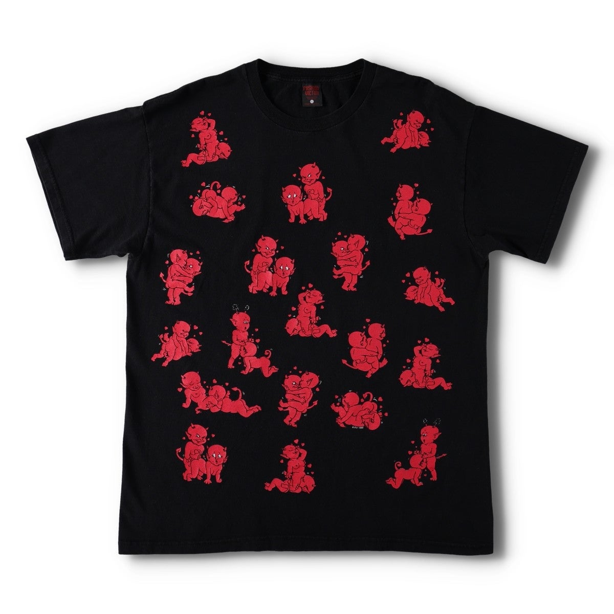 古着 90年代 FASHION VICTIM エロT プリントTシャツ USA製 メンズL相当