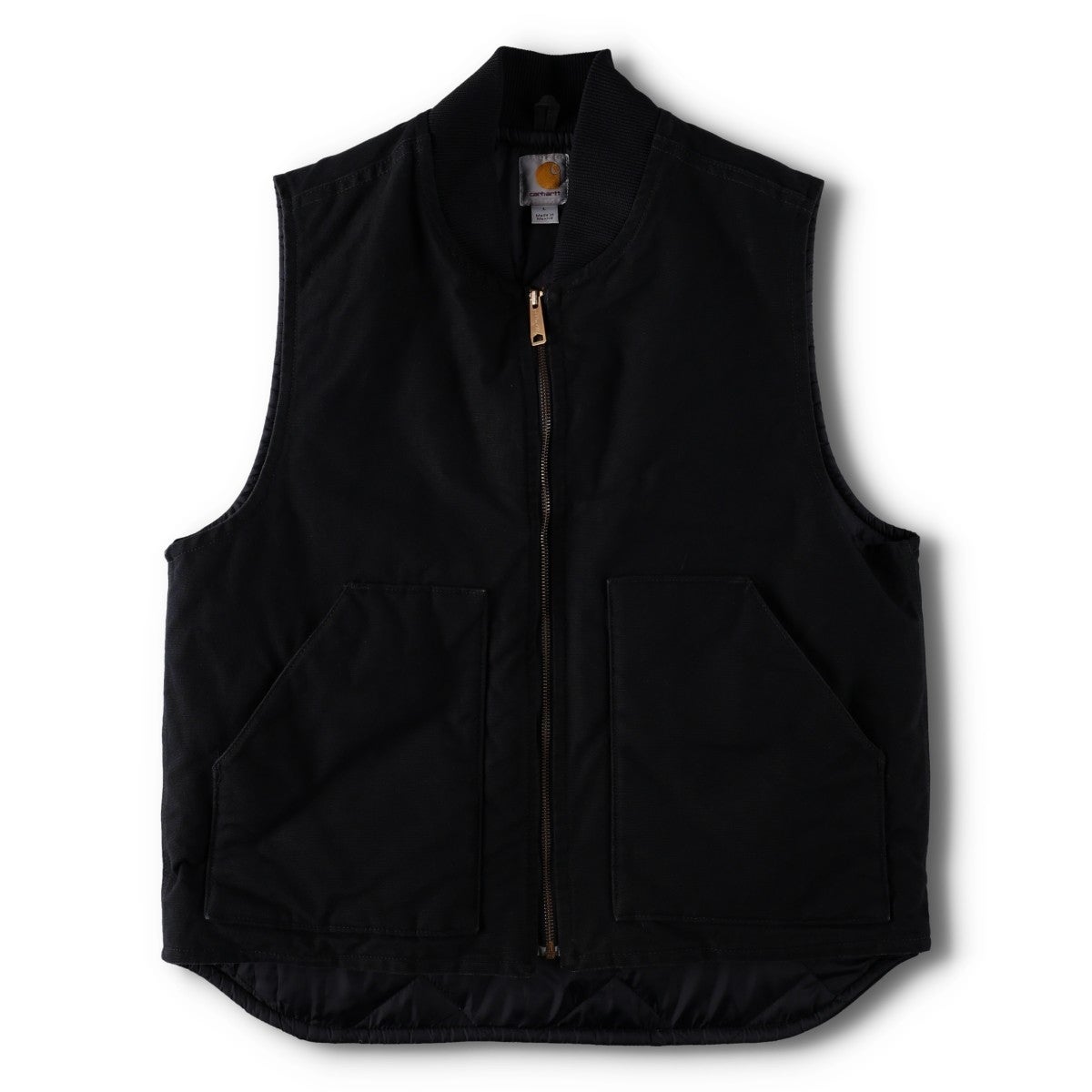 古着 カーハート Carhartt クラシックベスト 中綿入り ダックベスト