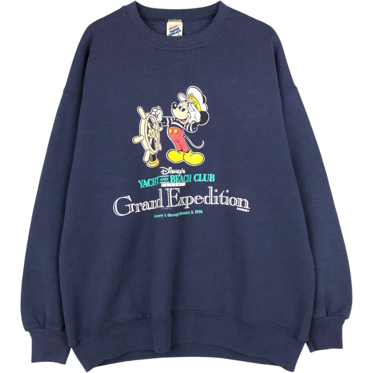 古着 90年代 ジャージーズ Jerzees SUPER SWEATS MICKEY MOUSE