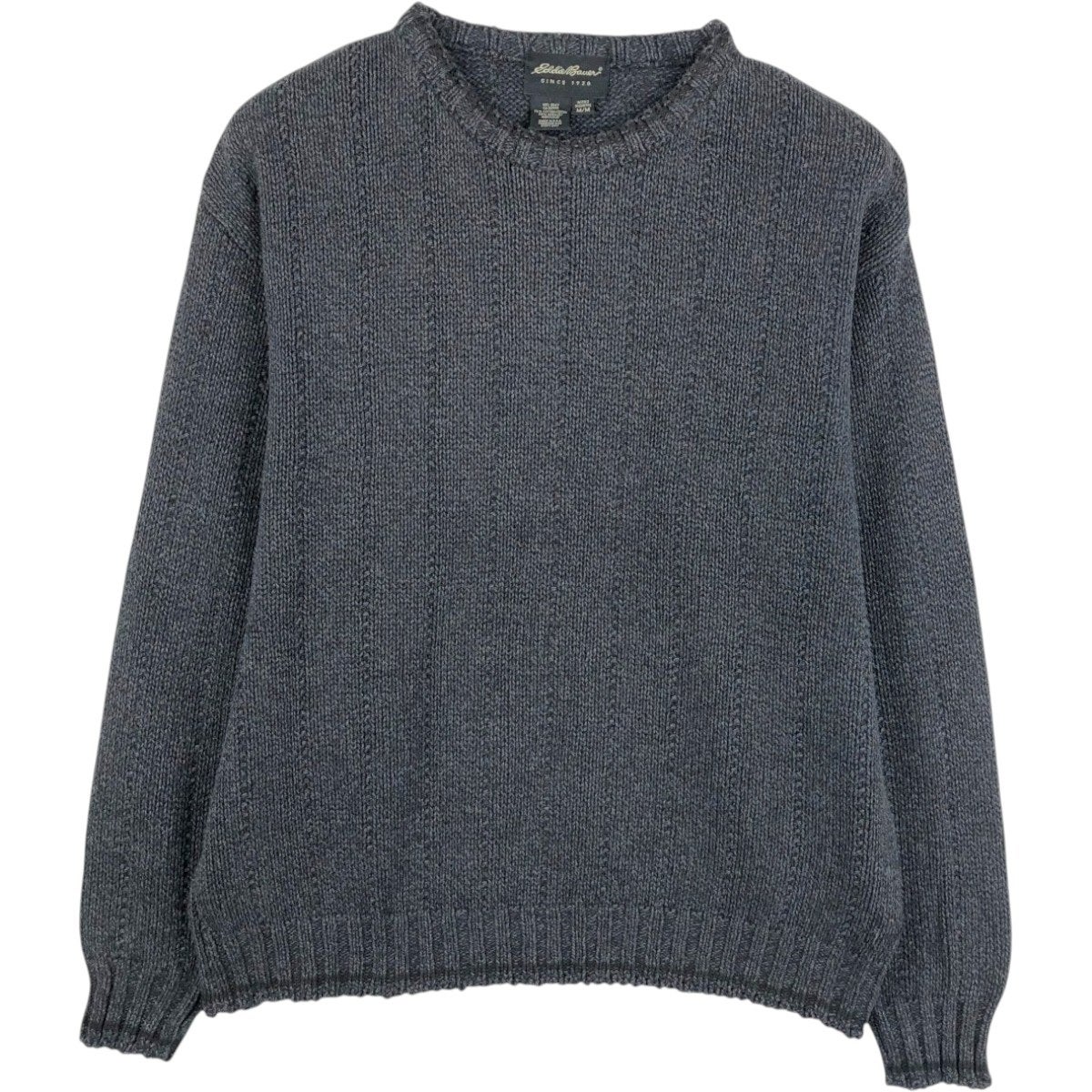 古着 00年代 エディーバウアー Eddie Bauer リブ編み コットンニット