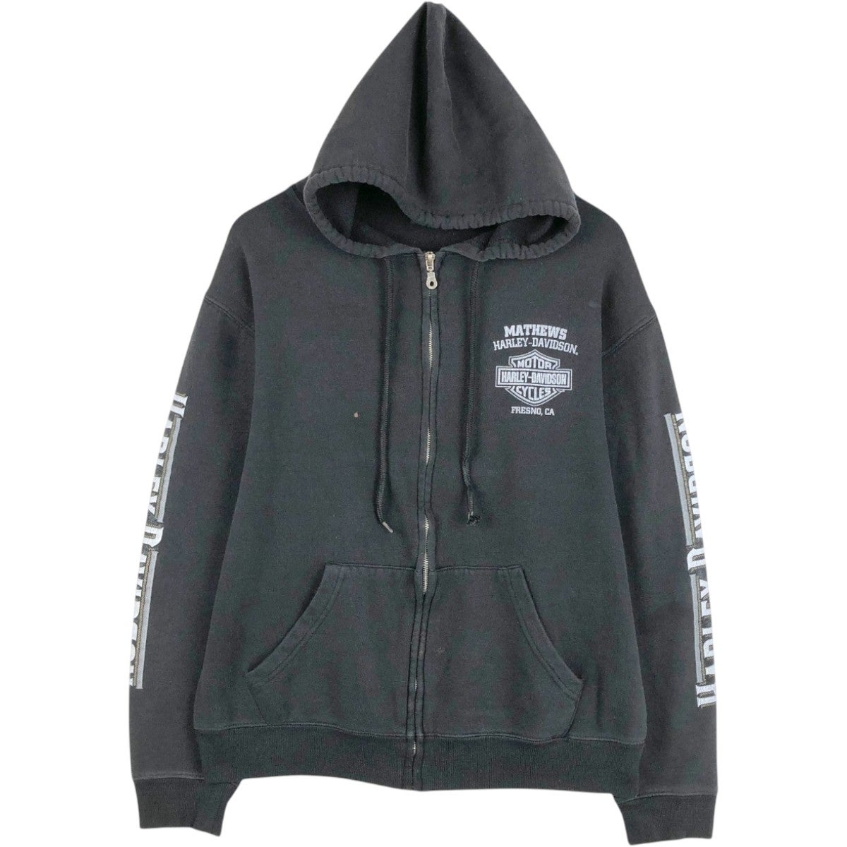ハーレーダビッドソン◎新品タグ付き フルジップ パーカー D464 古着 ハーレーダビッドソン Harley-Davidson スウェットフルジップ