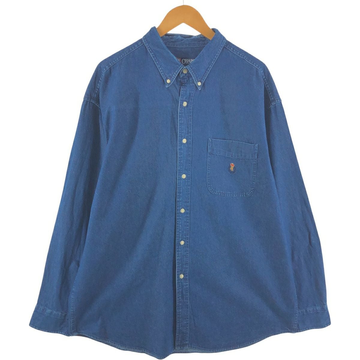 古着 ラルフローレン Ralph Lauren CHAPS チャップス 長袖 ボタン