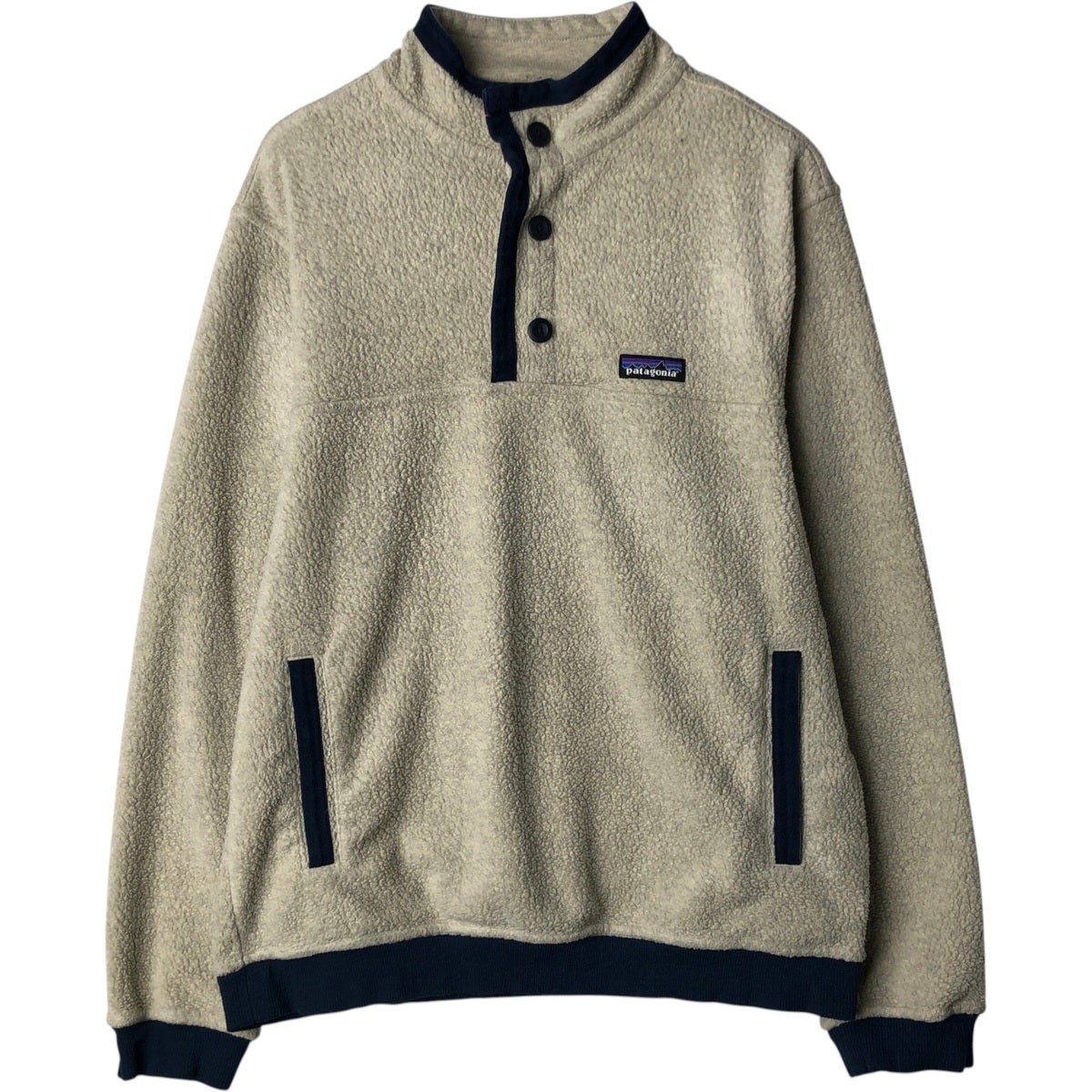 古着 パタゴニア patagonia リバーシブルスナップTグリセードプル