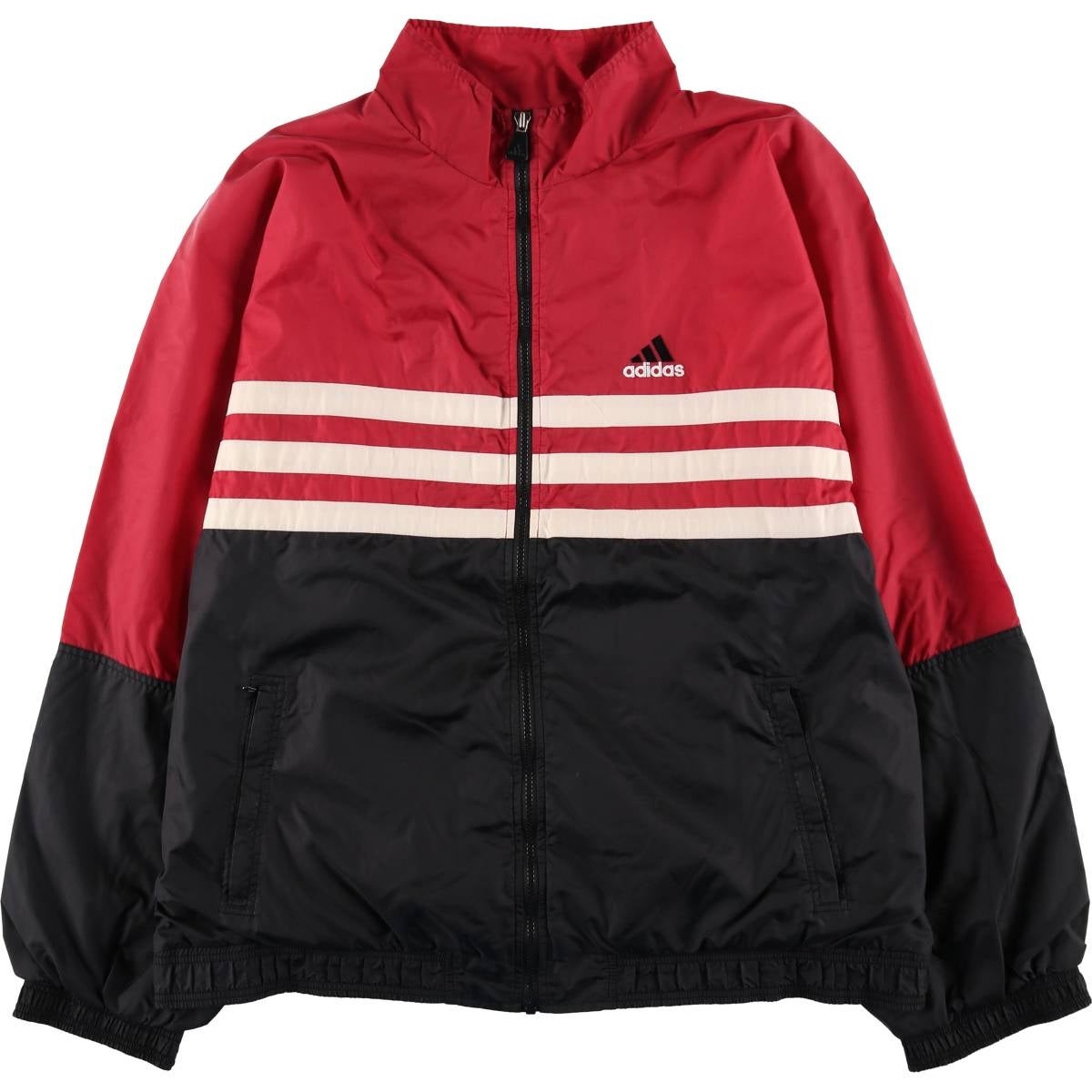 古着 80～90年代 アディダス adidas 長袖 ラガーシャツ メンズM相当