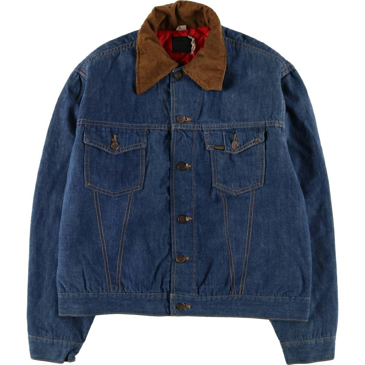 古着 70年代 シアーズ Sears WESTERN OUTDOOR バットダイ デニムボア