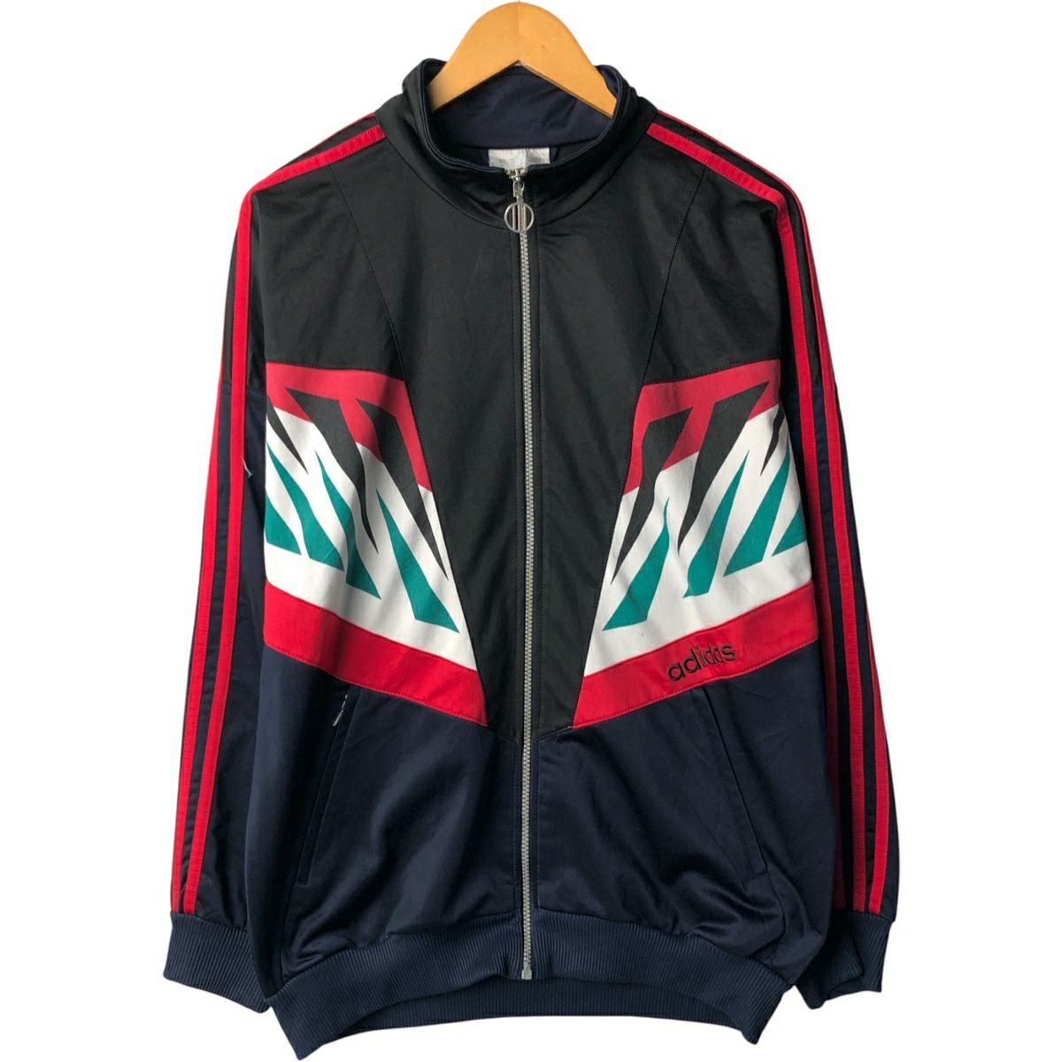 古着 80年代 アディダス adidas ジャージ トラックジャケット メンズM