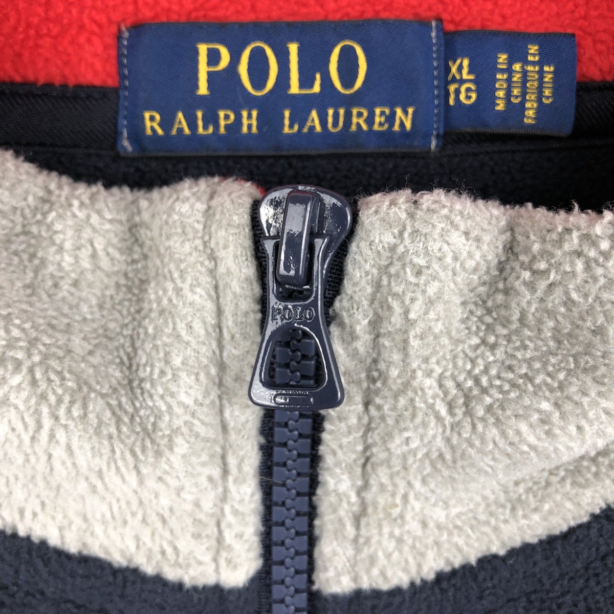古着 ラルフローレン Ralph Lauren POLO RALPH LAUREN 星条旗柄 ハーフジップ フリースプルオーバー メンズXL相当/eaa627049 古着 ラルフローレン Ralph Lauren POLO RALPH LAUREN 星条旗柄 ハーフ