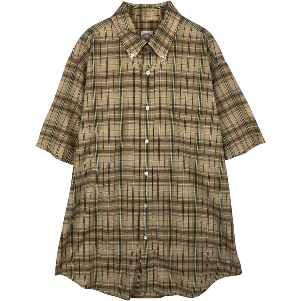 古着 ブルックスブラザーズ Brooks Brothers Est.1818 半袖 ボタン