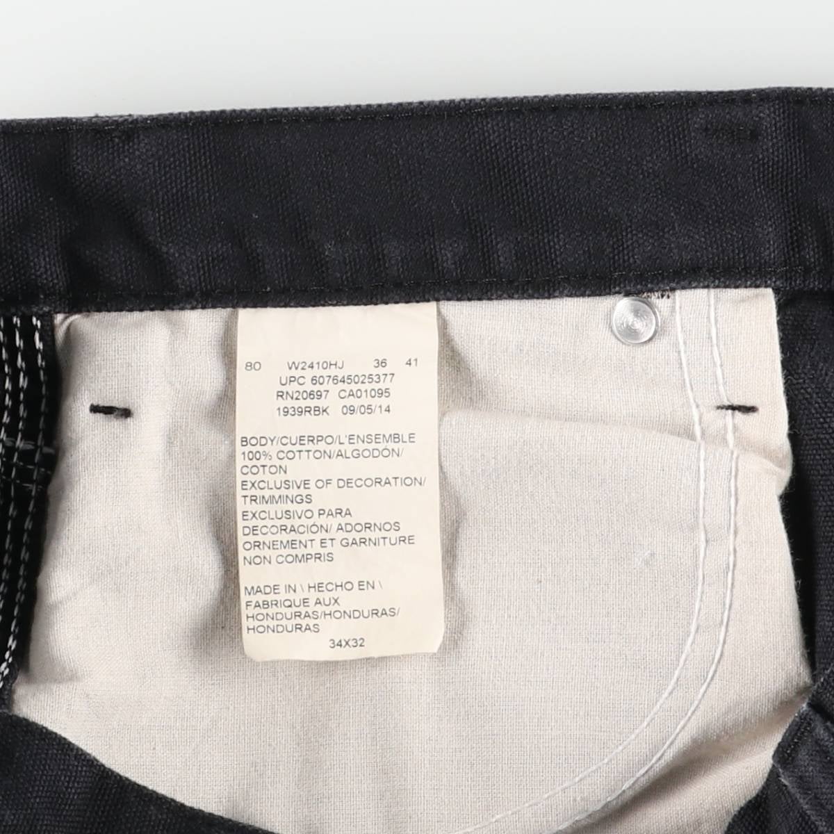 古着 ディッキーズ Dickies ダックペインターパンツ メンズw34相当