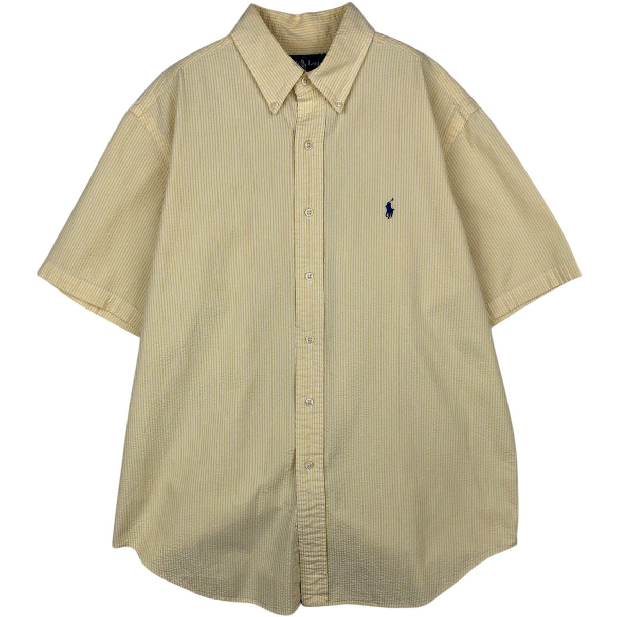古着 ラルフローレン Ralph Lauren CLASSIC FIT 半袖 シアサッカー