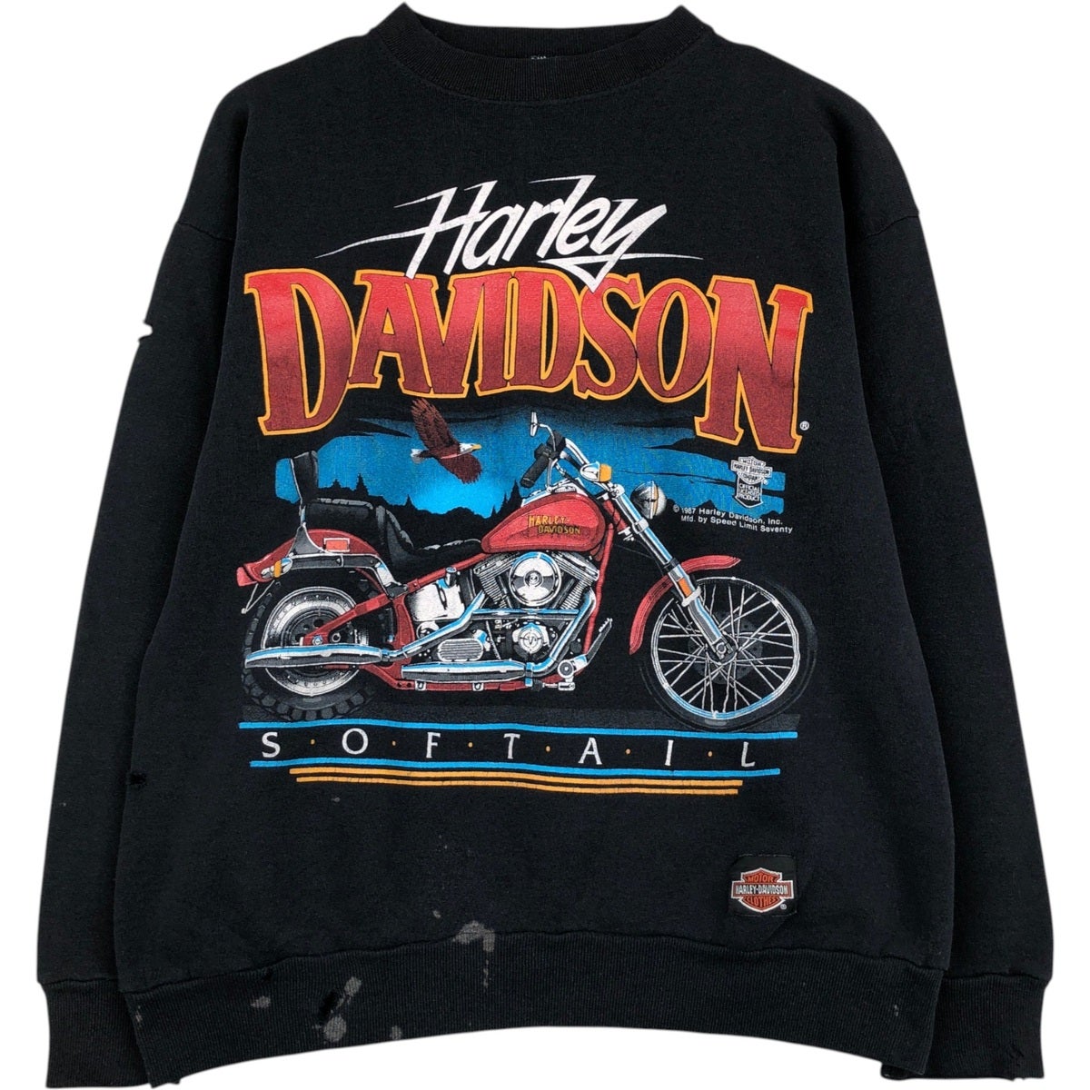 古着 ハーレーダビッドソン Harley-Davidson アドバタイジング