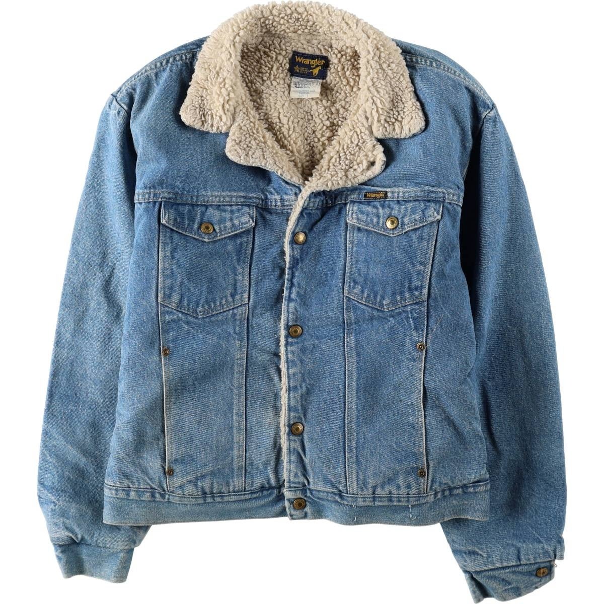 古着 70年代～ ラングラー Wrangler 中綿入り デニムボアジャケット