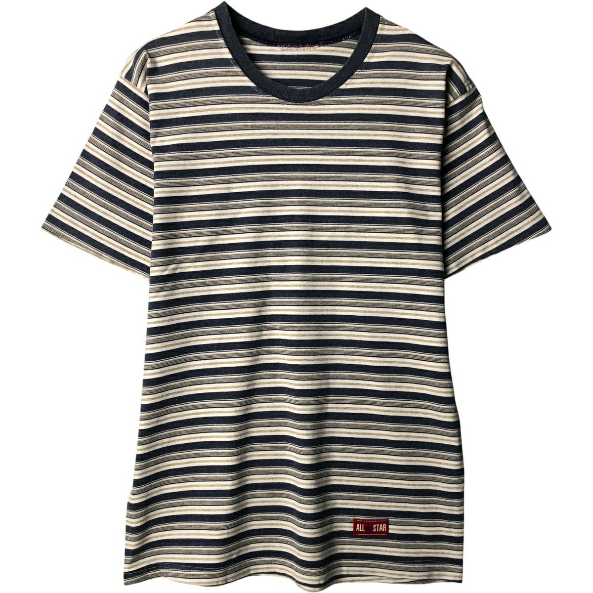 古着 ALL STAR マルチボーダー ボーダーTシャツ メンズM相当