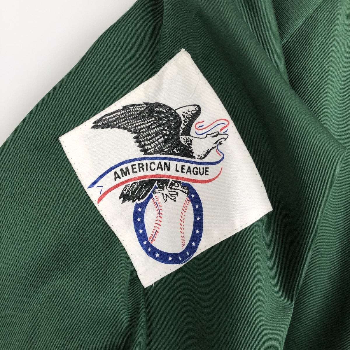 MLB オークランド・アスレチックス starterタグ ゲームジャケット L 古着 90年代 スターター Starter MLB OAKLAND ATHLETICS オークランド
