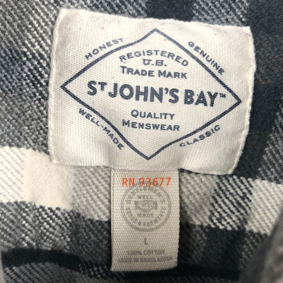 古着 セントジョンズベイ ST.JOHNS BAY 長袖 ヘビーネルチェックシャツ