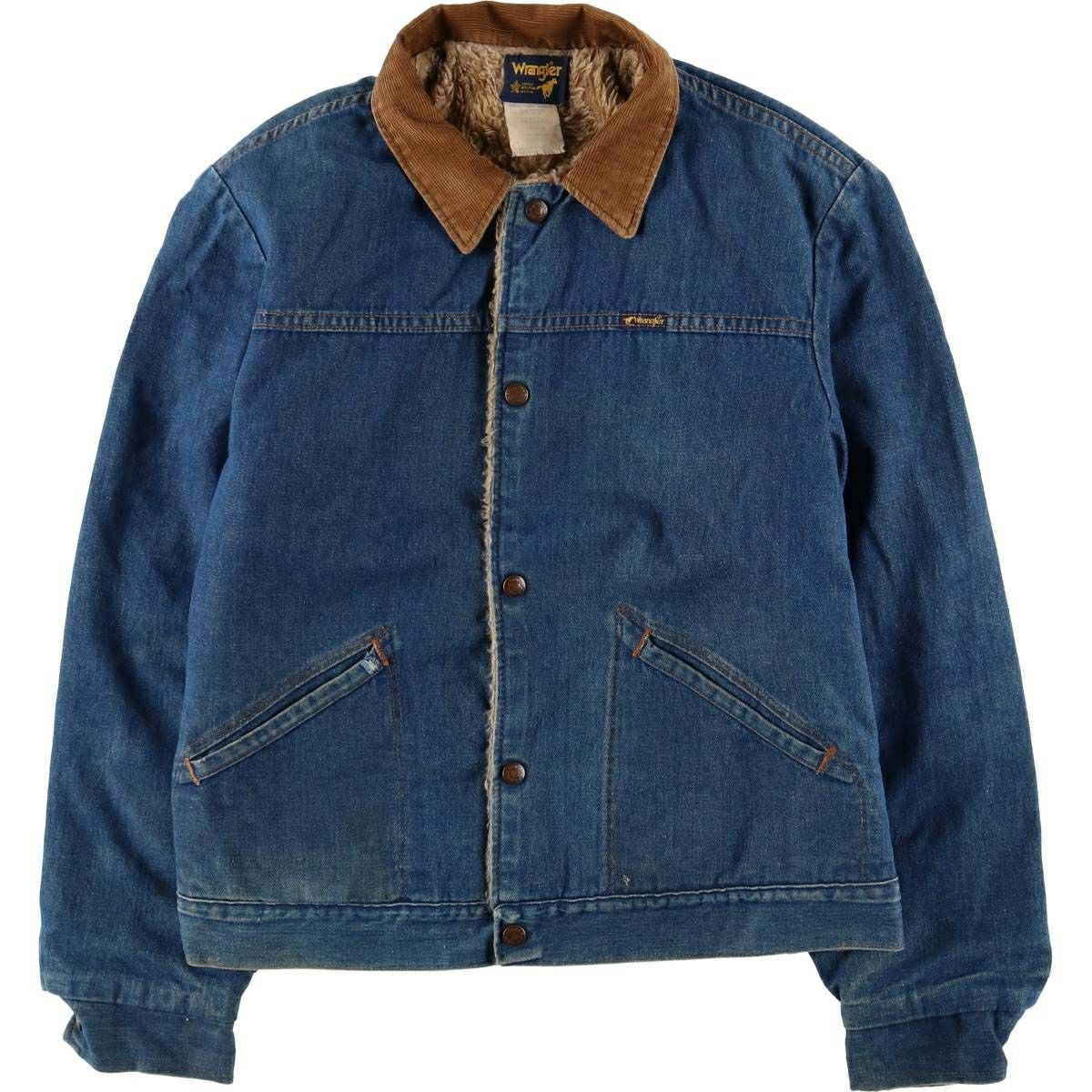古着 70～80年代 ラングラー Wrangler デニムボアジャケット メンズM