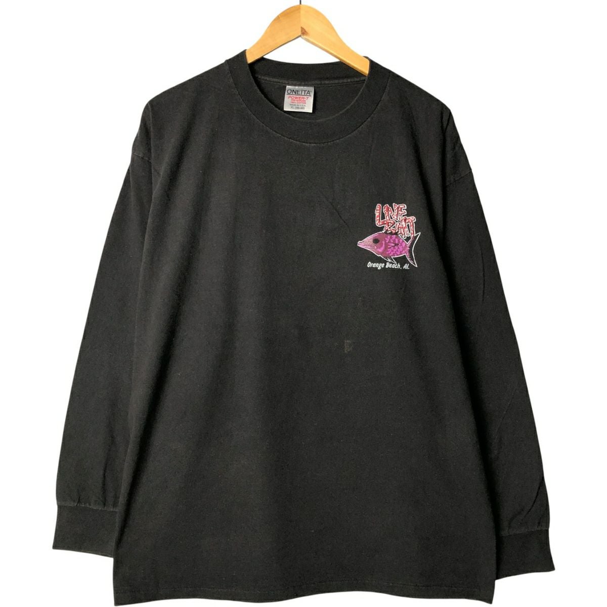 古着 90年代 ジャージーズ Jerzees ロングTシャツ ロンT USA製 メンズL