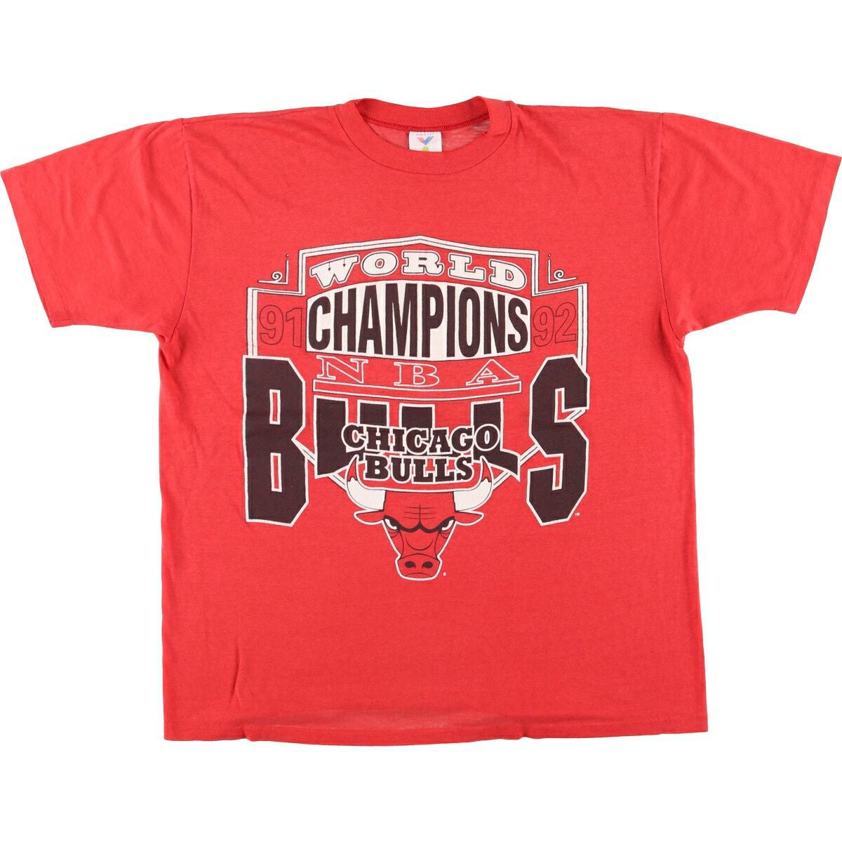 古着 90年代 NBA CHICAGOBULLS シカゴブルズ スポーツプリントTシャツ